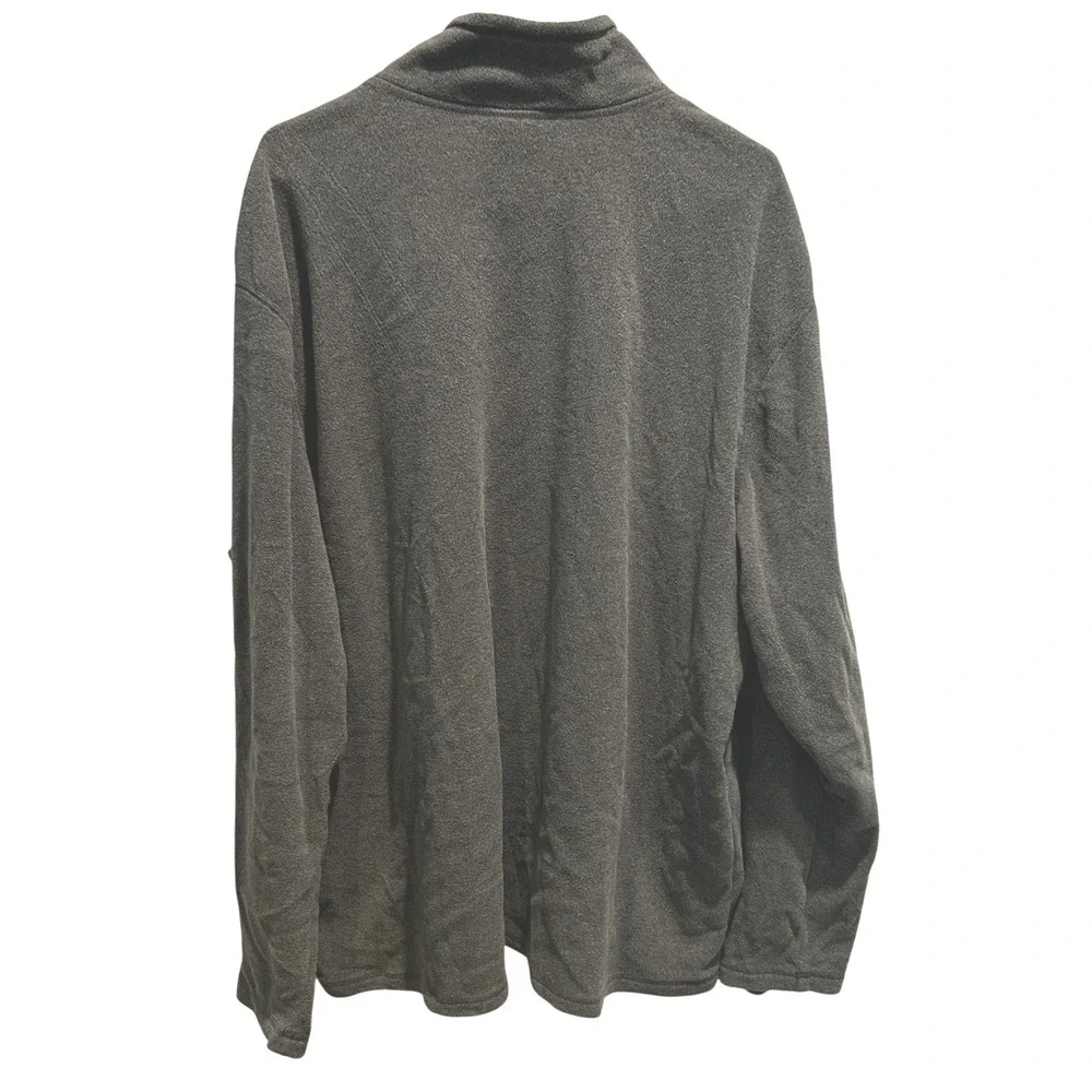 The North Face Fleece Pullover XXL Mens Gray Quarter Zip TKA 100 Lightweight Top